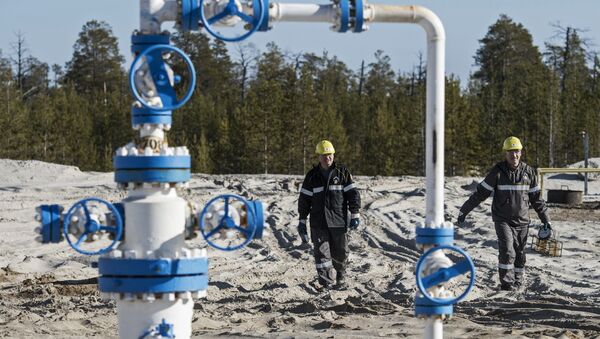Extracción de petróleo y gas en Rusia - Sputnik Mundo