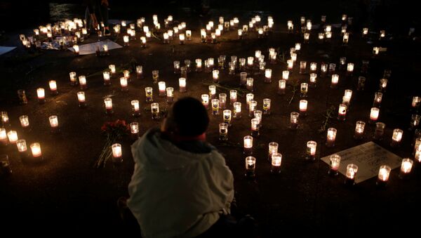 Homenaje a las víctimas del incendio en casa hogar en Guatemala (archivo) - Sputnik Mundo