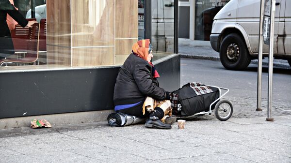 Una persona pobre (imagen referencial) - Sputnik Mundo