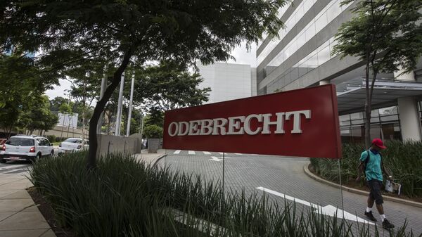 View of the headquarters of Brazilian construction giant Odebrecht SA in Sao Paulo, Brazil on March 2, 2017. For years, Brazil-based Odebrecht, one of the region's biggest construction companies, landed huge public works contracts across Latin America by paying hundreds of millions of dollars in bribes. - Sputnik Mundo