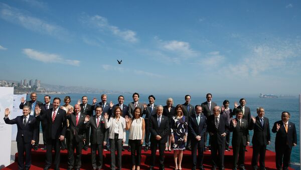 Participantes del cumbre de Alianza del Pacífico - Sputnik Mundo
