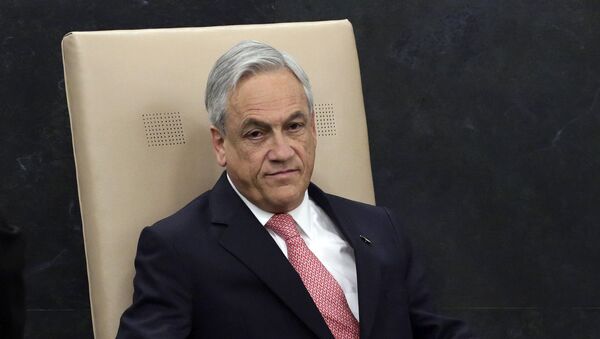 Sebastián Piñera, presidente de Chile (archivo) - Sputnik Mundo