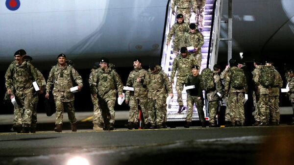 Militares británicos llegan a Estonia para participar en las maniobras de la OTAN (archivo) - Sputnik Mundo