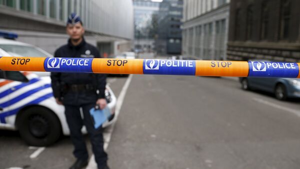 Policía en Bruselas (archivo) - Sputnik Mundo