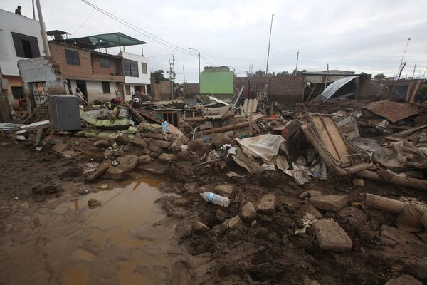 Las terribles consecuencias de las lluvias torrenciales en Perú - Sputnik Mundo