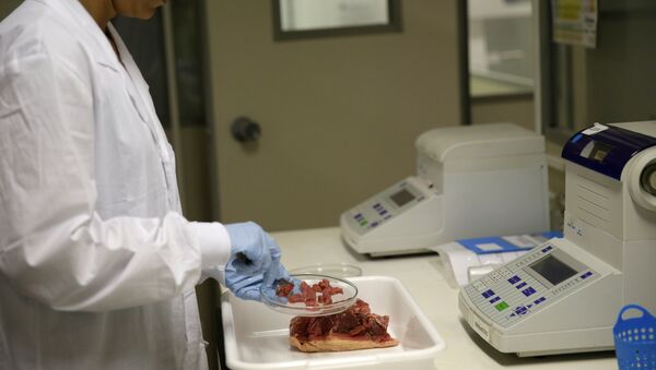 Análisis de carne en Brasil - Sputnik Mundo