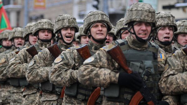 Los soldados de las Fuerzas Armadas de Ucrania (archivo) - Sputnik Mundo