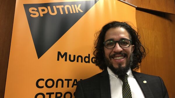 El diputado del Parlamento del Mercosur y del Congreso de Brasil Jean Wyllys visita los estudios de Sputnik - Sputnik Mundo