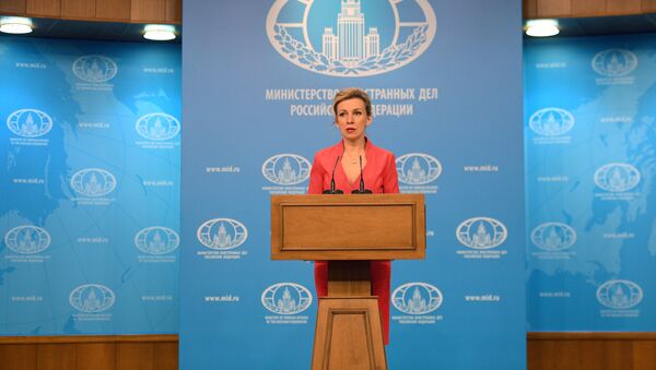 María Zajárova, portavoz del Ministerio de Exteriores de Rusia - Sputnik Mundo
