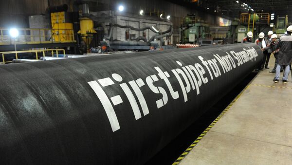 Tuberías para el gasoducto Nord Stream 2 - Sputnik Mundo