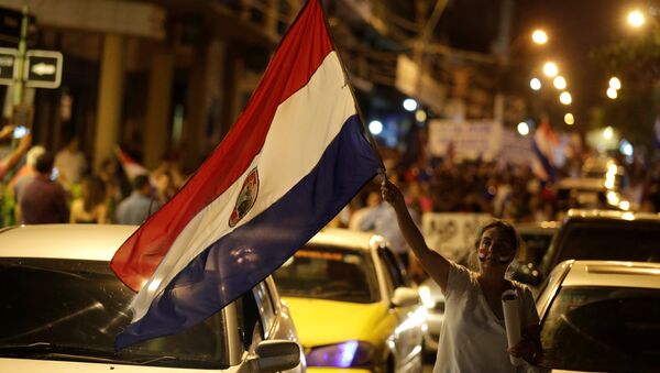 Protesta en Paraguay - Sputnik Mundo