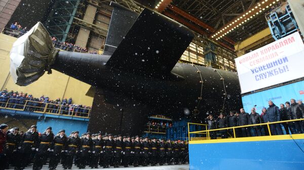 El submarino nuclear ruso Kazan - Sputnik Mundo