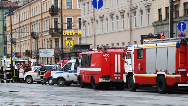 Situación en San Petersburgo tras explosión en el metro - Sputnik Mundo