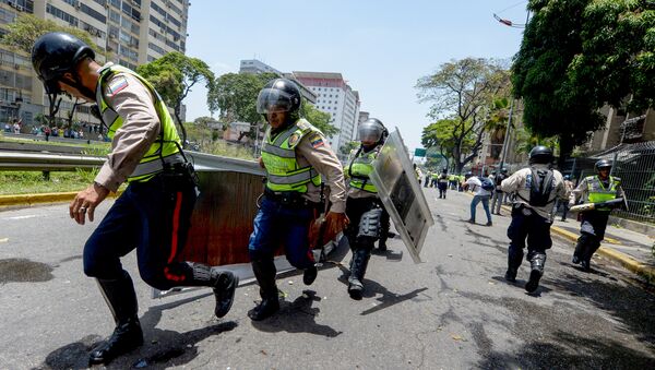 Protestas en Caracas (archivo) - Sputnik Mundo