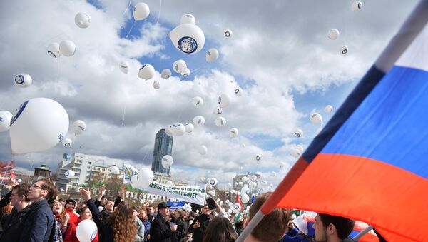 Celebraciones del Día de la Cosmonáutica en Rusia (archivo) - Sputnik Mundo