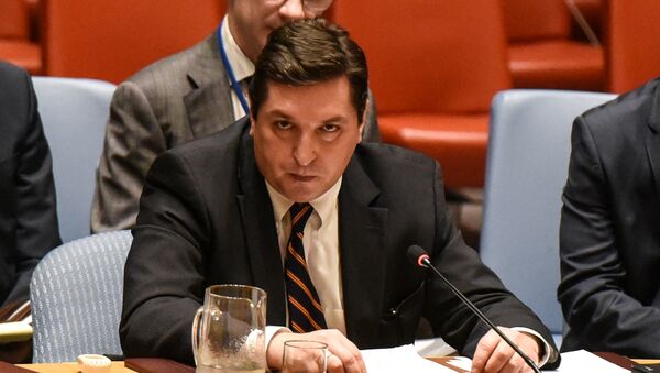 Vladímir Safrónkov, embajador adjunto de Rusia ante las Naciones Unidas - Sputnik Mundo
