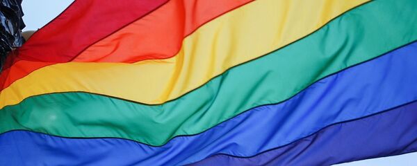 Bandera arcoíris, símbolo del movimiento LGBT Bandera arcoíris, símbolo del movimiento LGBT - Sputnik Mundo