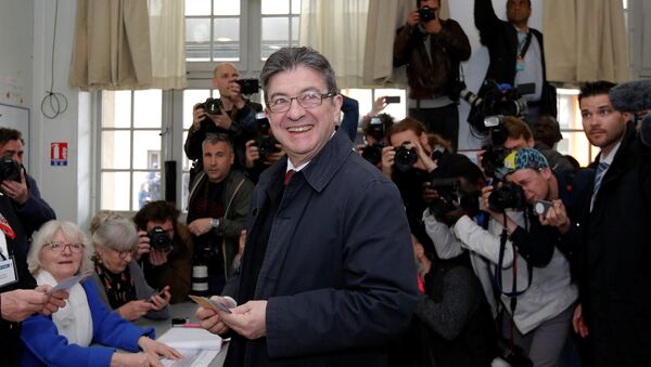 Jean-Luc Melenchon, candidato a las elecciones de Francia 2017 - Sputnik Mundo