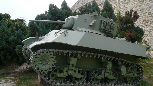 Un tanque M3 Stuart - Sputnik Mundo