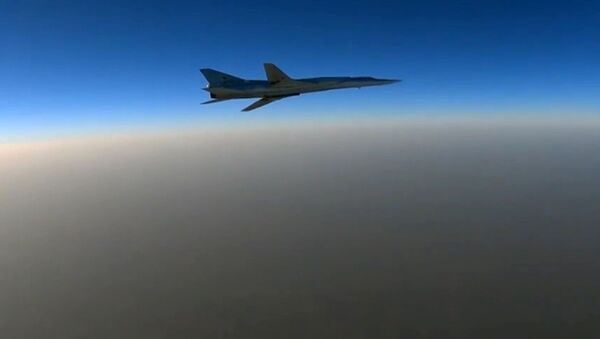 Tu-22m3 que participa en los ataques aéreos en Siria - Sputnik Mundo