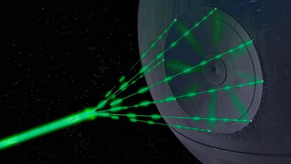 Súper láser de la Estrella de la Muerte en la película 'Star Wars: Episode IV - A New Hope' - Sputnik Mundo
