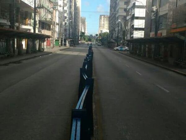 Calles vacías durante huelga en Brasil - Sputnik Mundo