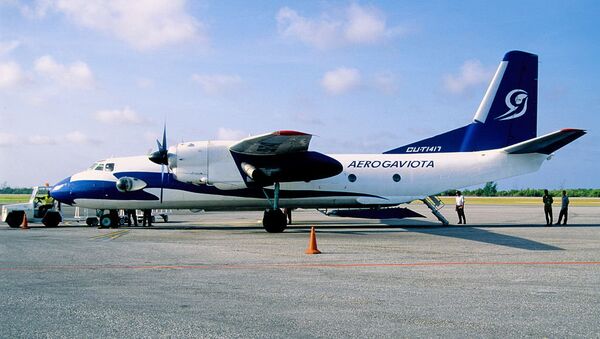 Aeronave An-26 perteneciente a Aerogaviota (archivo) - Sputnik Mundo