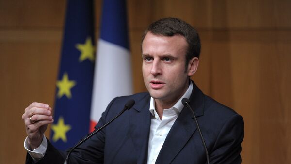 Emmanuel Macron, presidente electo de Francia (Archivo) - Sputnik Mundo