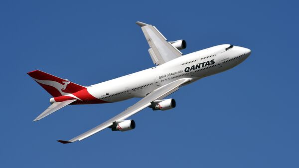 Un avión de Qantas Airways - Sputnik Mundo