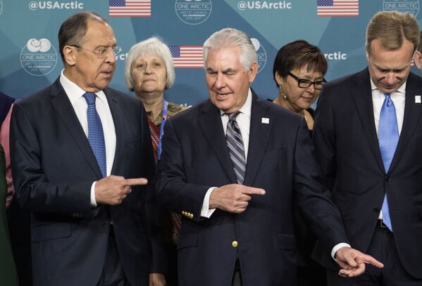 Las polémicas fotos rusas de la visita de Lavrov a EEUU - Sputnik Mundo
