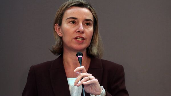 European Union's Foreign Policy Chief Federica Mogherini - Sputnik Mundo