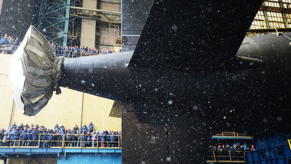 La botadura del submarino Kazan - Sputnik Mundo