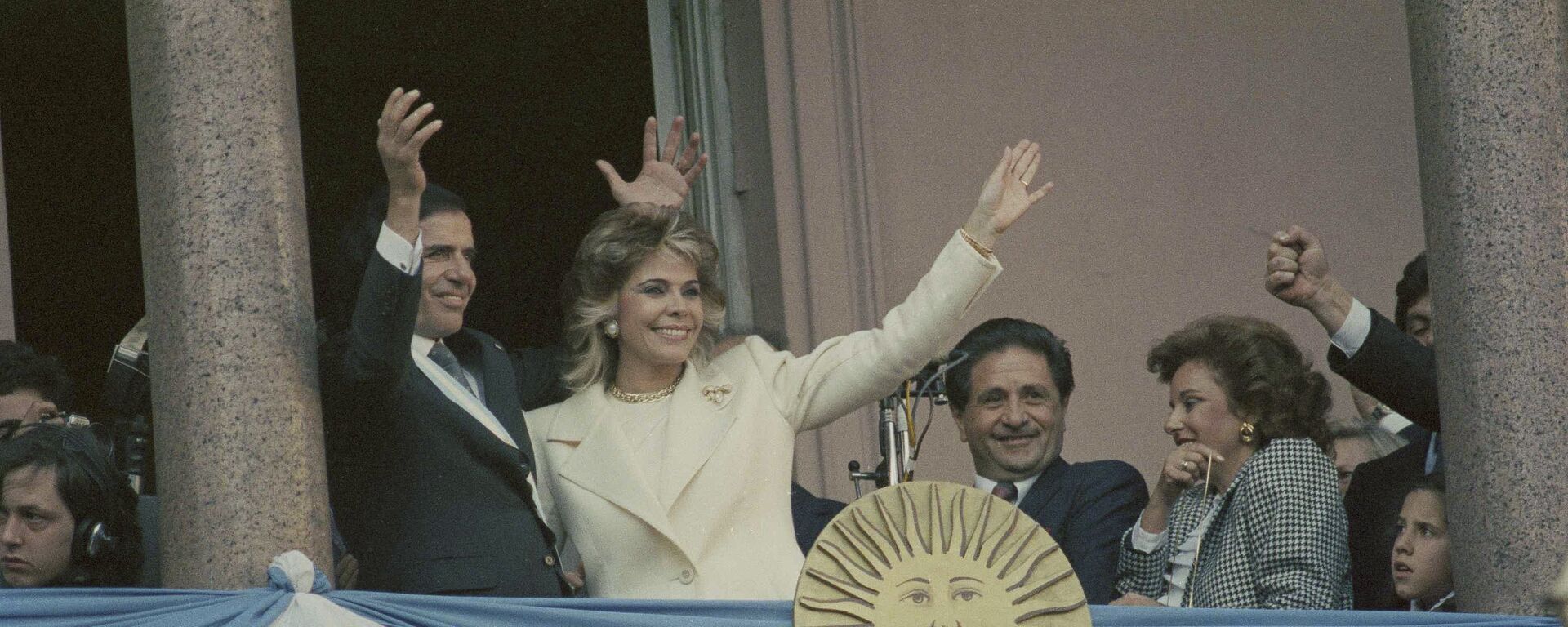 Carlos Menem, expresidente de Argentina y su exesposa, Zulema Yoma (archivo) - Sputnik Mundo, 1920, 09.07.2019