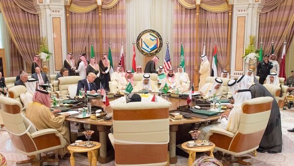 Donald Trump en la cumbre del Consejo de Cooperación para los Estados Árabes del Golfo - Sputnik Mundo