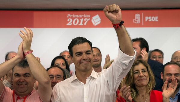Pedro Sánchez, nuevo secretario general del PSOE - Sputnik Mundo