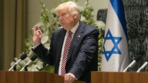 Donald Trump en Israel - Sputnik Mundo
