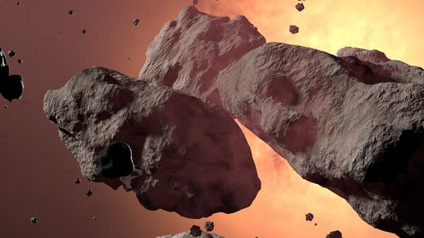 Asteroides, imagen ilustrativa - Sputnik Mundo