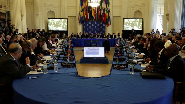 La reunión de consulta de cancilleres de la OEA (archivo) - Sputnik Mundo