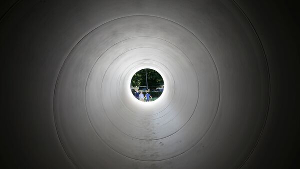 Un tubo de Hyperloop (imagen referencial) - Sputnik Mundo