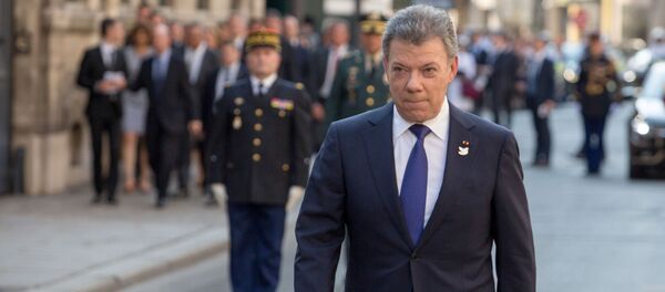 Juan Manuel Santos, presidente de Colombia Juan Manuel Santos, presidente de Colombia - Sputnik Mundo