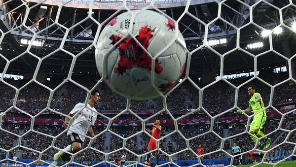 Un gol anotado durante la Copa Confederaciones Rusia 2017 - Sputnik Mundo
