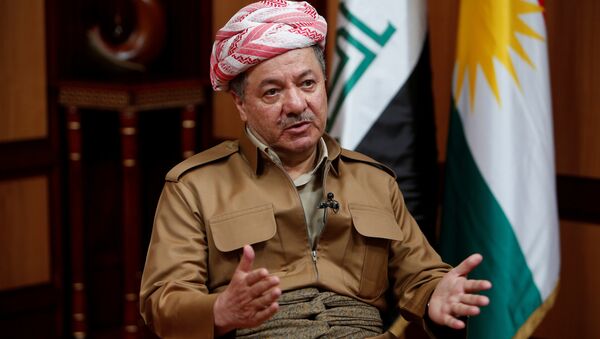 Masud Barzani, presidente del Kurdistán iraquí - Sputnik Mundo