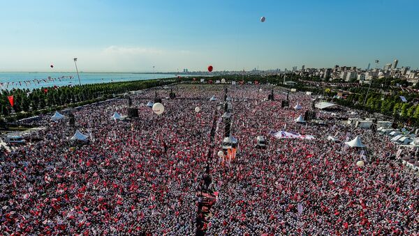Una marcha de la oposición reúne miles de personas en Estambul - Sputnik Mundo