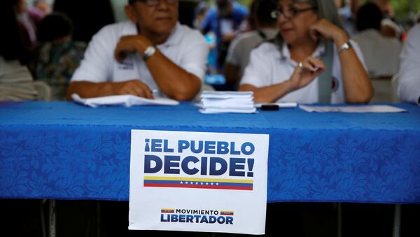 Un plebiscito opositor a la Asamblea Constituyente en Venezuela - Sputnik Mundo