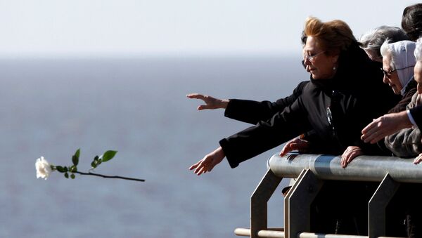 Michelle Bachelet, presidenta de Chile, en Parque de la Memoria de Buenos Aires - Sputnik Mundo