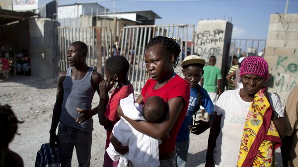 Migrantes haitianos deportados de la República Dominicana (archivo) - Sputnik Mundo