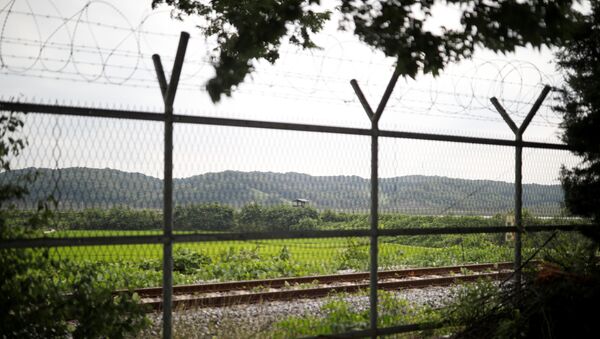 Frontera entre Corea del Norte y Corea del Sur - Sputnik Mundo