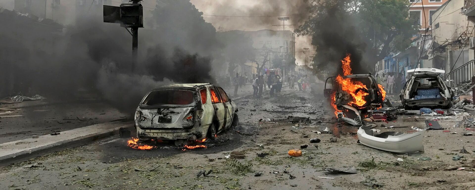 La explosión de un coche bomba en Mogadiscio (archivo) - Sputnik Mundo, 1920, 25.09.2021