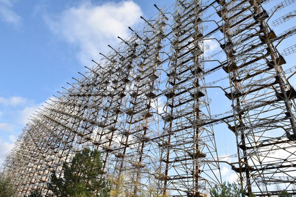 Las estación de radar Dugá en Chernóbil Las estación de radar Dugá en Chernóbil - Sputnik Mundo