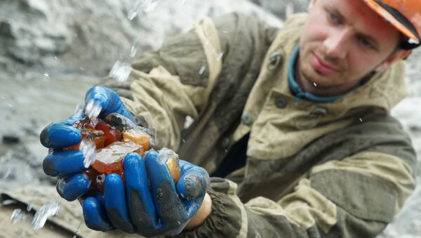 La tierra de la 'piedra de miel' rusa: la extracción de ámbar en Kaliningrado - Sputnik Mundo